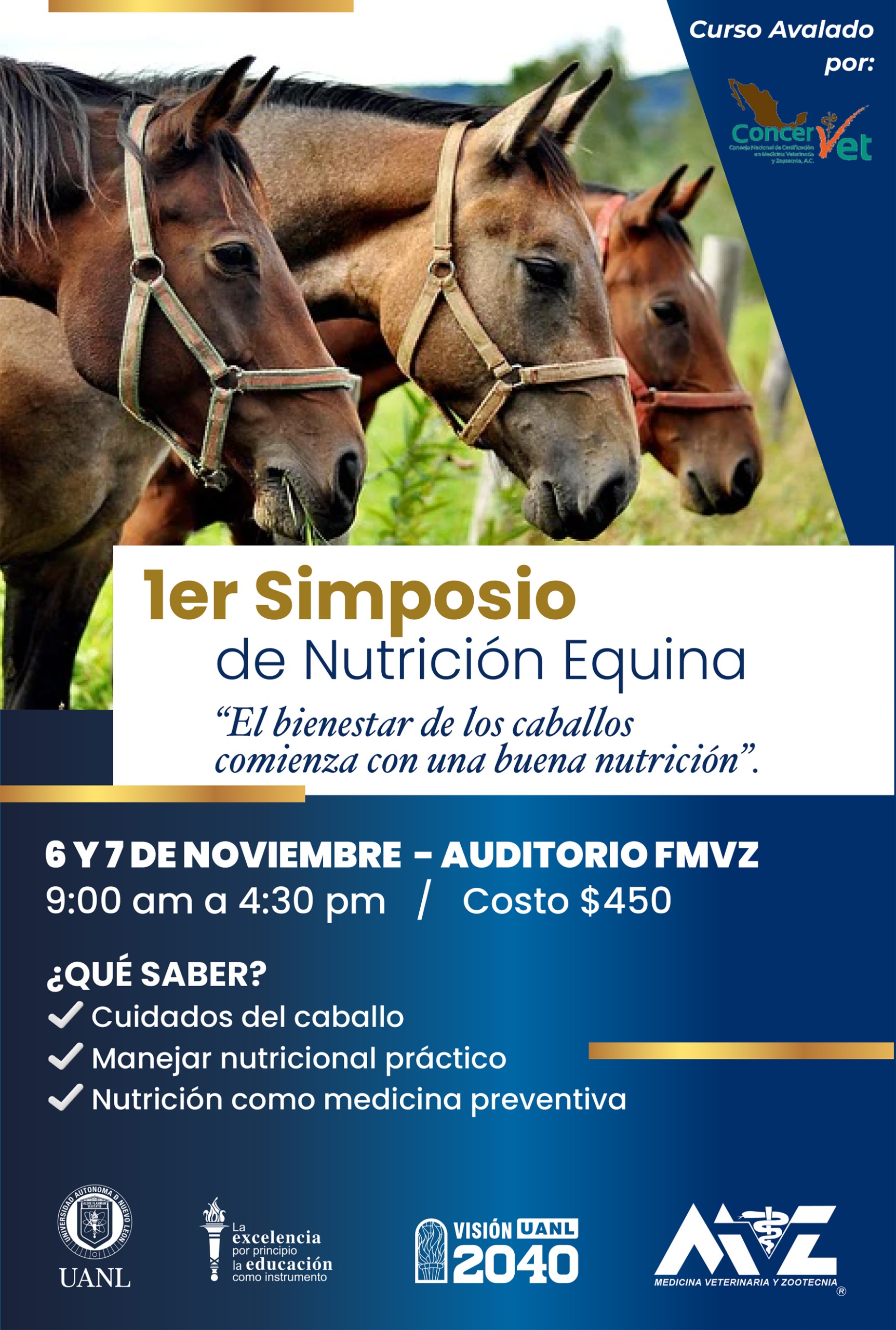 1er Simposio de Nutrición Equina | El bienestar de los caballos comienza con una buena nutricion