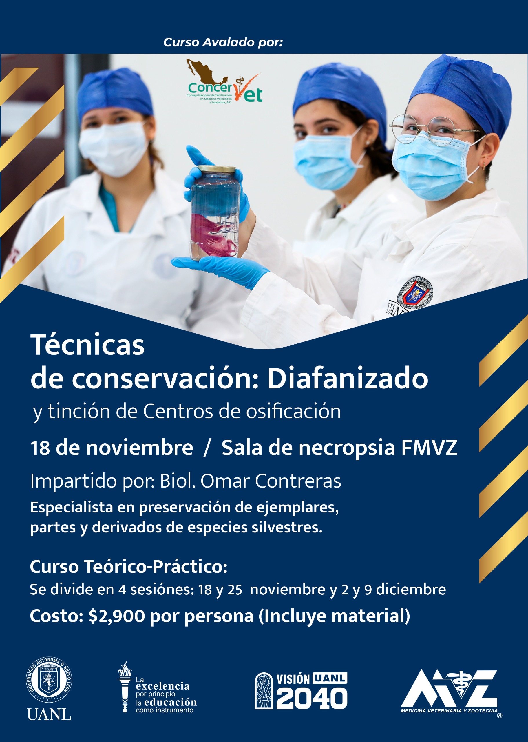 Técnicas de Conservación: Diafanizado y tinción de Centros de osificación